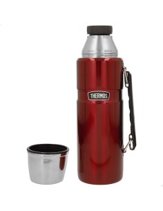 Garrafa de aço inoxidável 1,2L vermelha Thermos | Distria