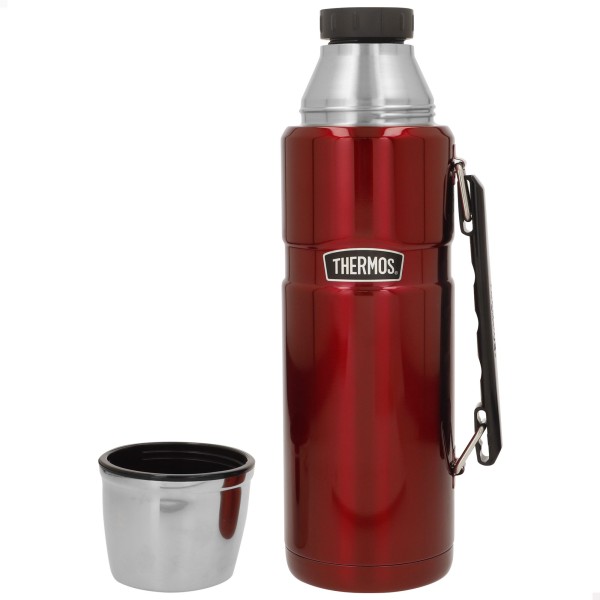Garrafa de aço inoxidável 1,2L vermelha Thermos | Distria