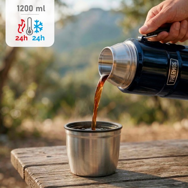 Garrafa de aço inoxidável 1,2L azul Thermos | Distria