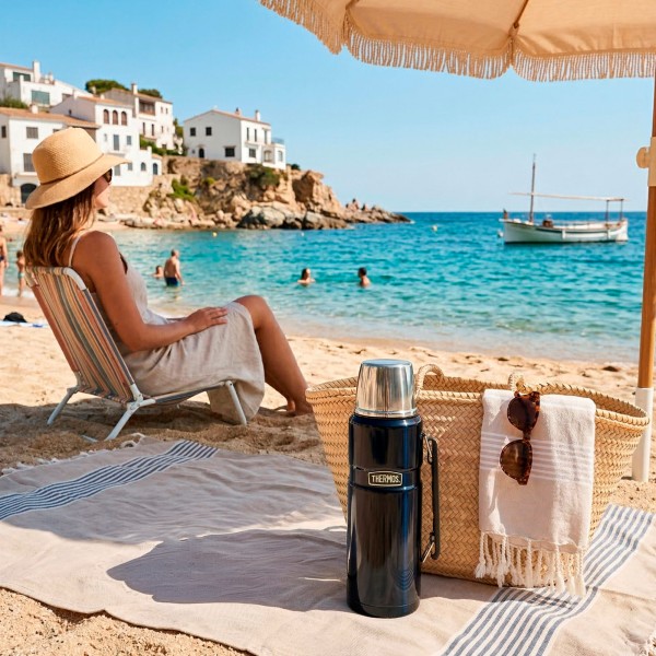 Garrafa de aço inoxidável 1,2L azul Thermos | Distria