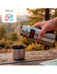 Garrafa térmica de aço inoxidável Thermos 350 ml prata | Distria 2