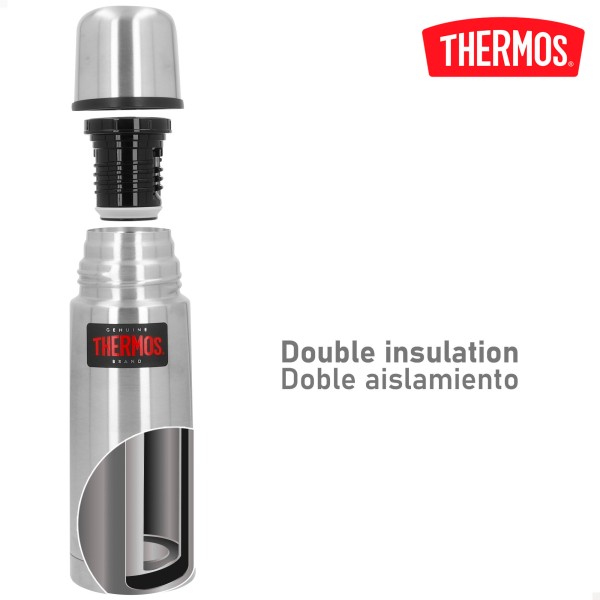 Garrafa térmica de aço inoxidável Thermos 350 ml prata | Distria