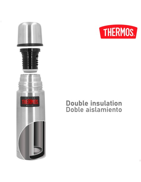 Garrafa térmica de aço inoxidável Thermos 350 ml prata | Distria