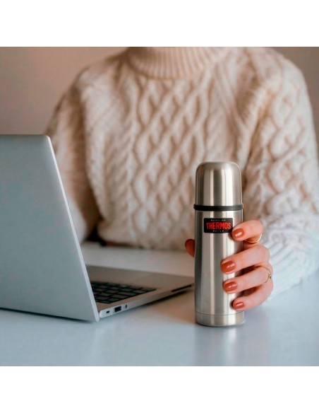 Garrafa térmica de aço inoxidável Thermos 350 ml prata | Distria