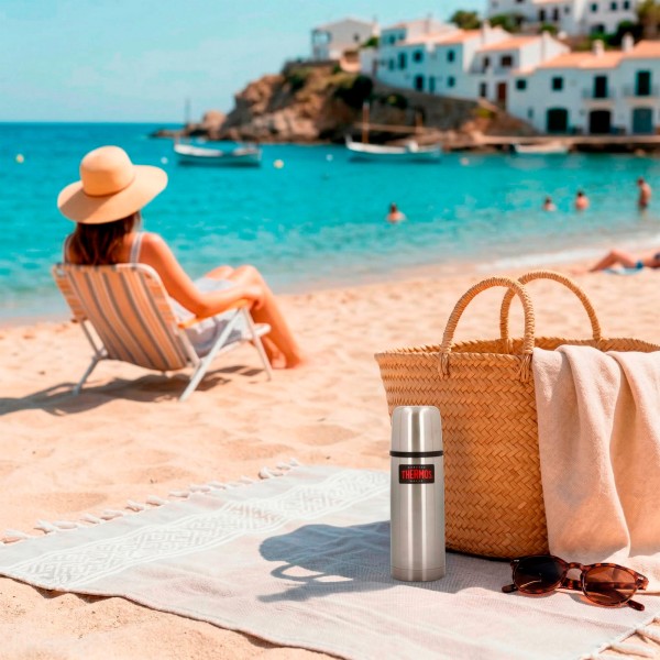 Garrafa térmica de aço inoxidável Thermos 350 ml prata | Distria