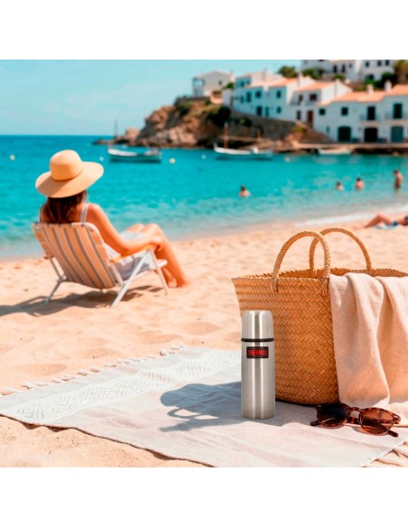 Garrafa térmica de aço inoxidável Thermos 350 ml prata | Distria
