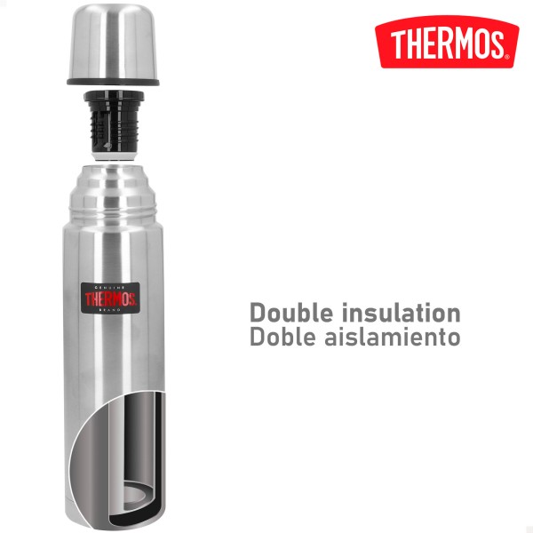 Garrafa térmica de aço inoxidável Thermos 750 ml prata | Distria