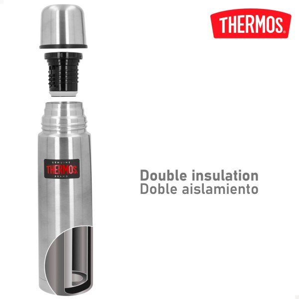 Garrafa térmica de aço inoxidável 500 ml prata Thermos | Distria