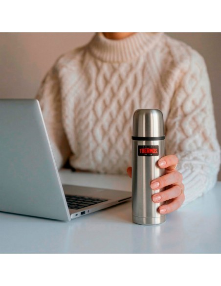 Garrafa térmica de aço inoxidável 500 ml prata Thermos | Distria
