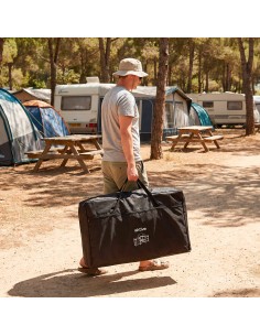 Cozinha dobrável para camping 175x48x110 cm com armários | Distria 2