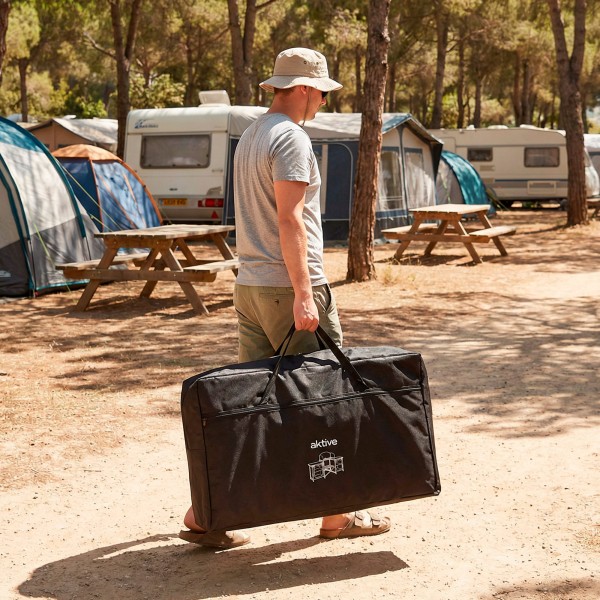 Cozinha dobrável para camping 175x48x110 cm com armários | Distria