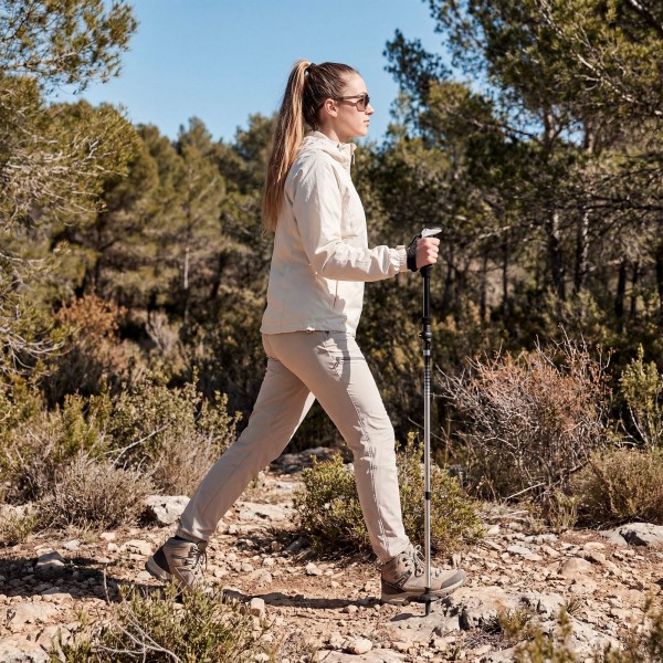 Bastão de trekking dobrável 107-125 cm Aktive | Distria