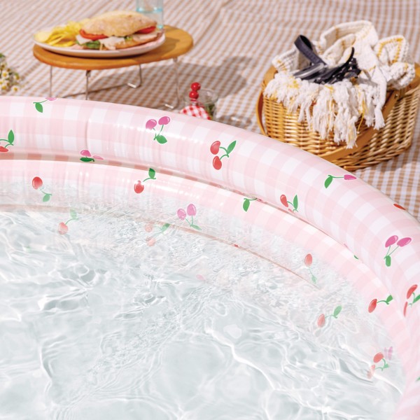 Piscina infantil inflável com estampa de cereja INTEX | Distria