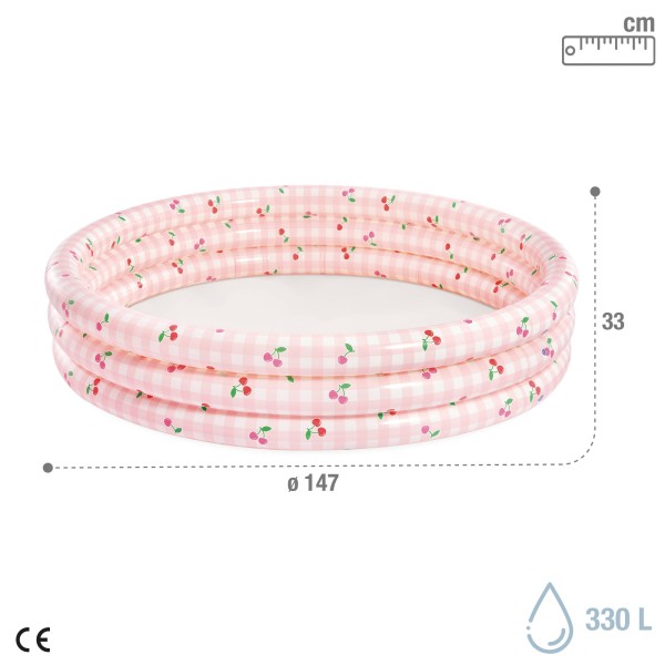Piscina infantil inflável com estampa de cereja INTEX | Distria