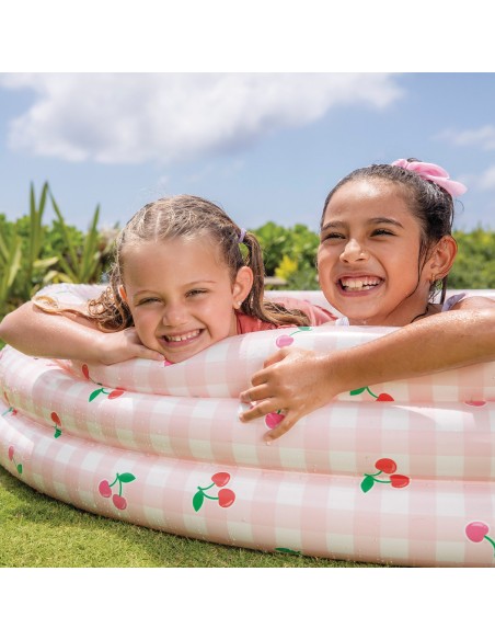 Piscina infantil inflável com estampa de cereja INTEX | Distria