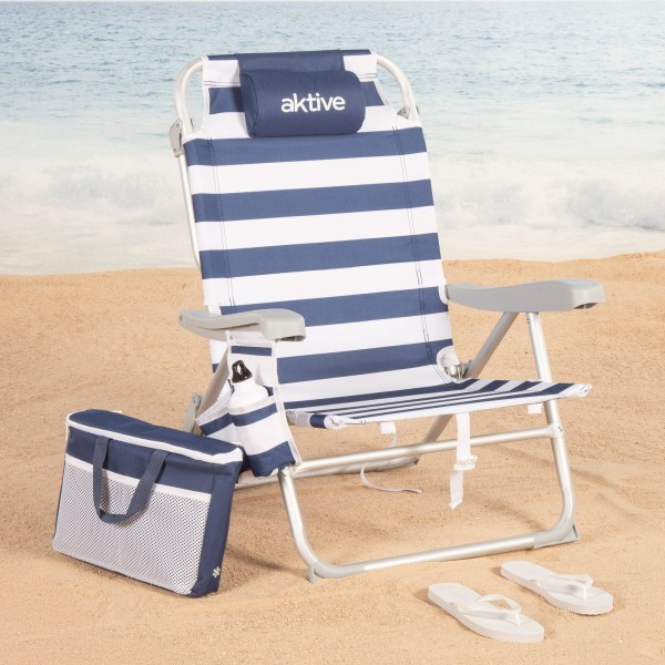Cadeira de praia náutica dobrável com múltiplas posições | Distria