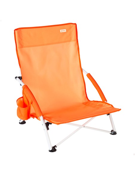 Aktive Cadeira de praia dobrável com bolso lateral | Distria