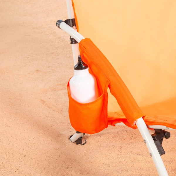 Aktive Cadeira de praia dobrável com bolso lateral | Distria