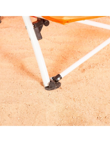 Aktive Cadeira de praia dobrável com bolso lateral | Distria