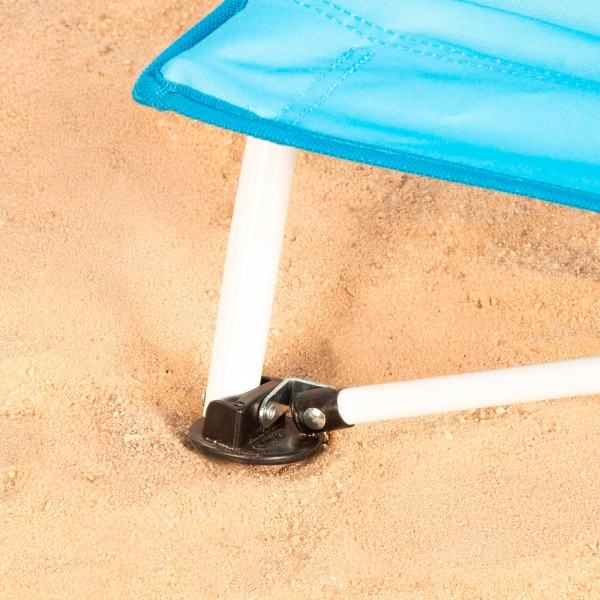 Cadeira de praia dobrável azul marinho Aktive | Distria