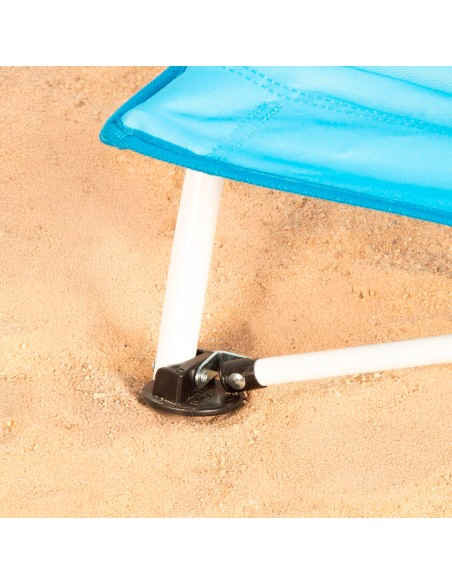 Cadeira de praia dobrável azul marinho Aktive | Distria