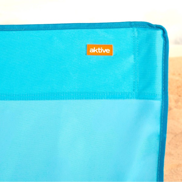 Cadeira de praia dobrável azul marinho Aktive | Distria