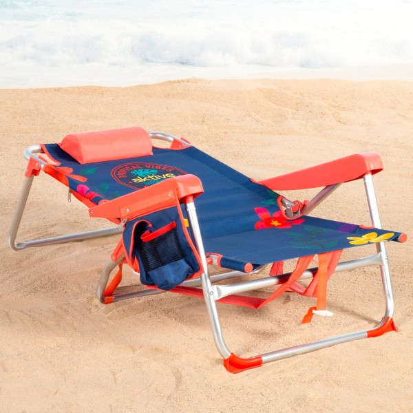 Cadeira de praia dobrável multiposições Aktive | Distria