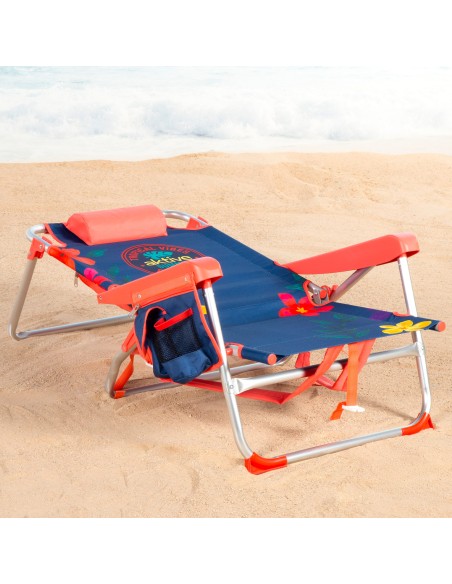 Cadeira de praia dobrável multiposições Aktive | Distria