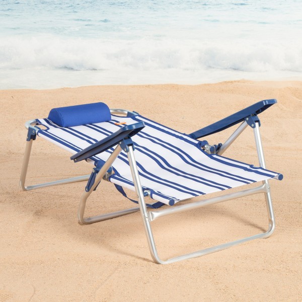 Cadeira de praia dobrável 48x45x83 cm Aktive | Distria