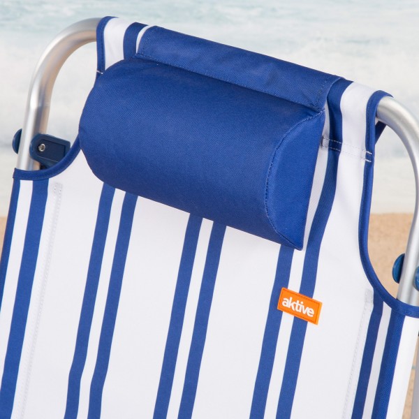 Cadeira de praia dobrável 48x45x83 cm Aktive | Distria