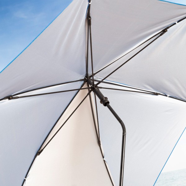 Cadeira dobrável Aktive com guarda-sol e suporte para copos | Distria