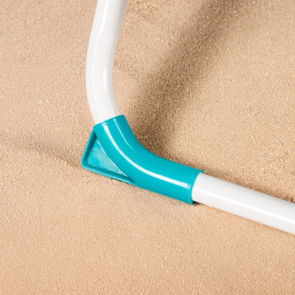 Cadeira de praia dobrável azul 48x58x76 cm Aktive | Distria