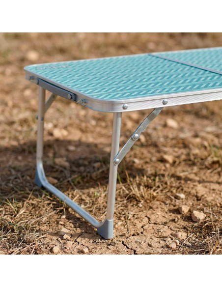 Aktive Mesa dobrável baixa de alumínio 60x40x25 cm | Distria