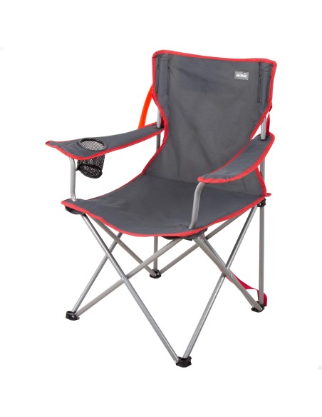 Cadeira camping dobrável com porta-copos 47x47x82 cm Aktive | Distria