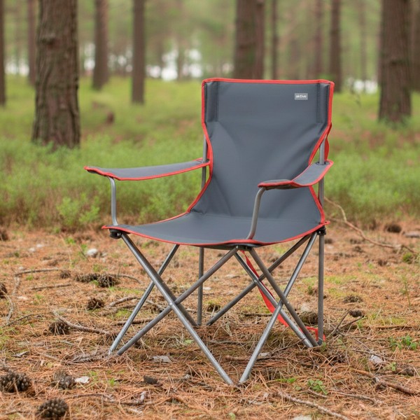 Cadeira camping dobrável com porta-copos 47x47x82 cm Aktive | Distria