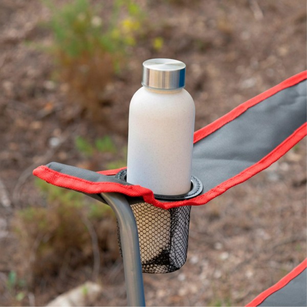 Cadeira camping dobrável com porta-copos 47x47x82 cm Aktive | Distria