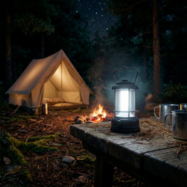 Lâmpada de campismo LED recarregável Aktive 100 lúmens | Distria