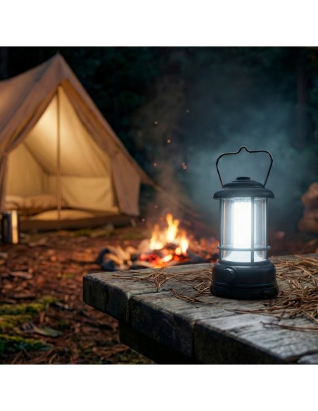 Lanterna de campismo LED recarregável Aktive 60 lúmens | Distria
