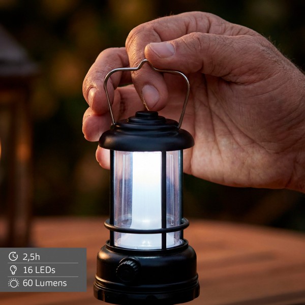 Lanterna de campismo LED recarregável Aktive 60 lúmens | Distria