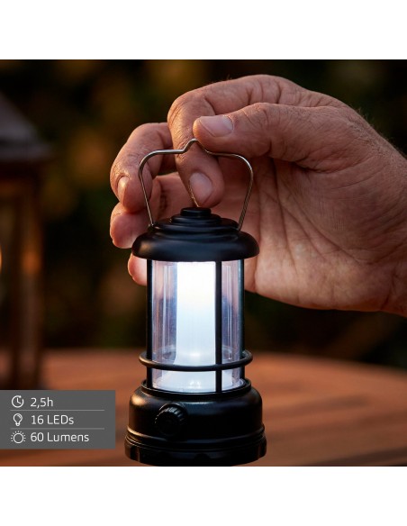 Lanterna de campismo LED recarregável Aktive 60 lúmens | Distria