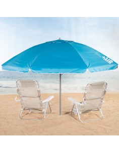 Guarda-sol de praia azul Aktive com proteção UV50 | Distria 2