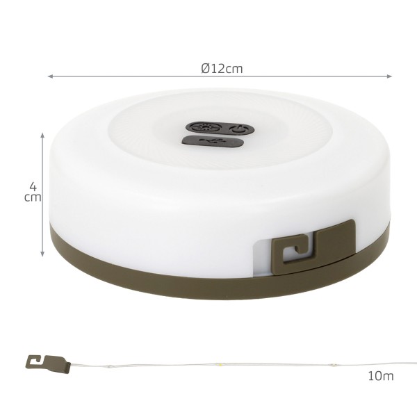 Luz LED 2 em 1 e guirlanda Aktive | Distria