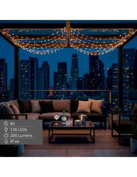 Luz LED 2 em 1 e guirlanda Aktive | Distria