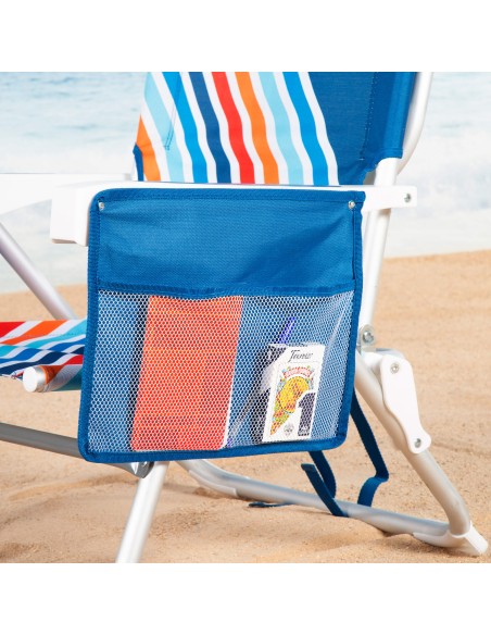 Cadeira de praia desdobrável Aktive anti-entalamento | Distria