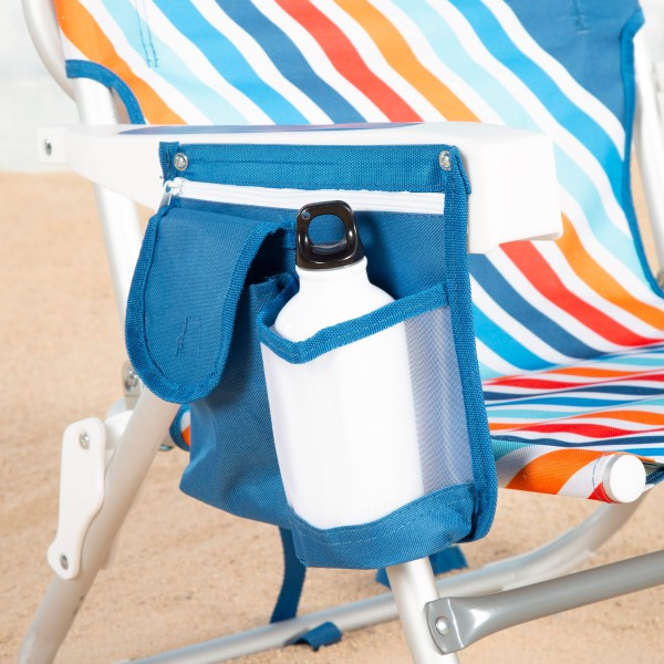 Cadeira de praia desdobrável Aktive anti-entalamento | Distria