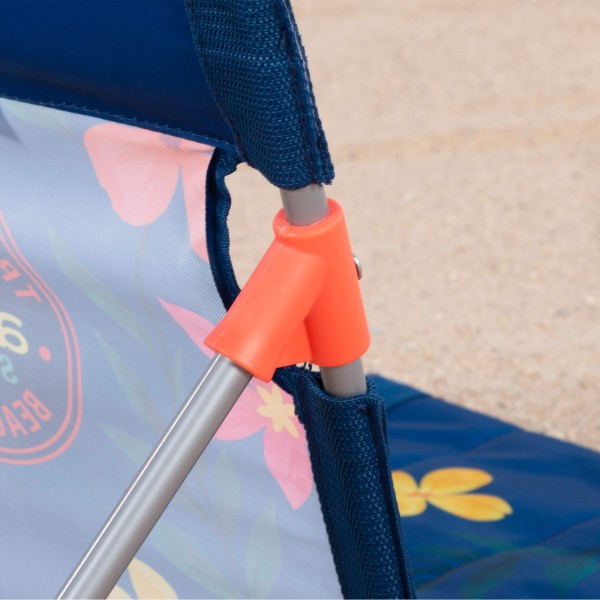 Esteira de praia reclinável Aktive estampada com encosto | Distria