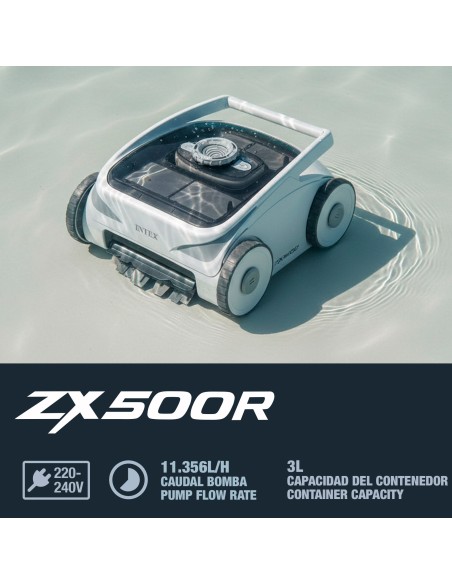 INTEX Robô de limpeza de piscina sem fio automático ZX500R | Distria