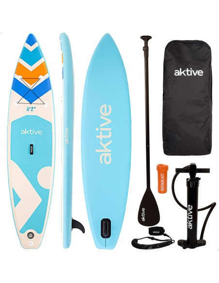 Prancha de stand up paddle inflável para adultos Aktive | Distria
