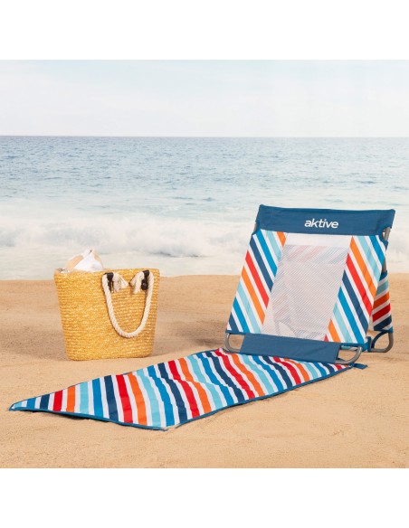 Tapete de praia dobrável compartimento térmico 175x55 cm | Distria