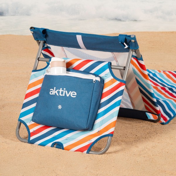 Tapete de praia dobrável compartimento térmico 175x55 cm | Distria